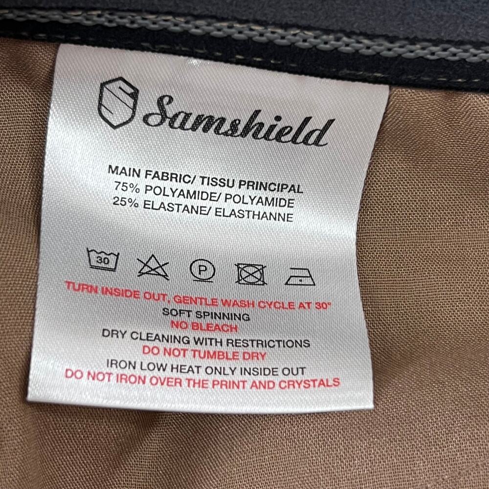 SAMSHIELD Delice Flower Equestrian Pants Women's Sz US 26, UK 8, FR 36 Camel - Picture 12 of 13